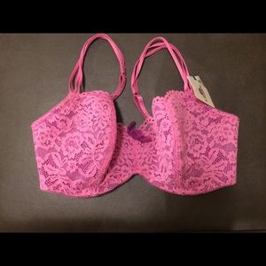 B Temptd by Wacoal 34DDD Pink Lace Bra New